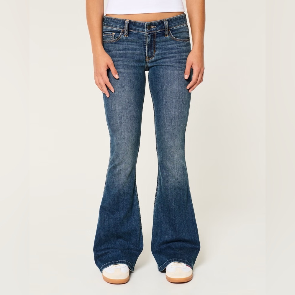 Low Rise Flare Denim